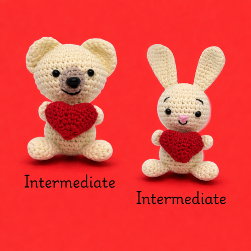 Beginner Crochet Kit | Bunny or Bear Amigurumi – Dido Craft Works