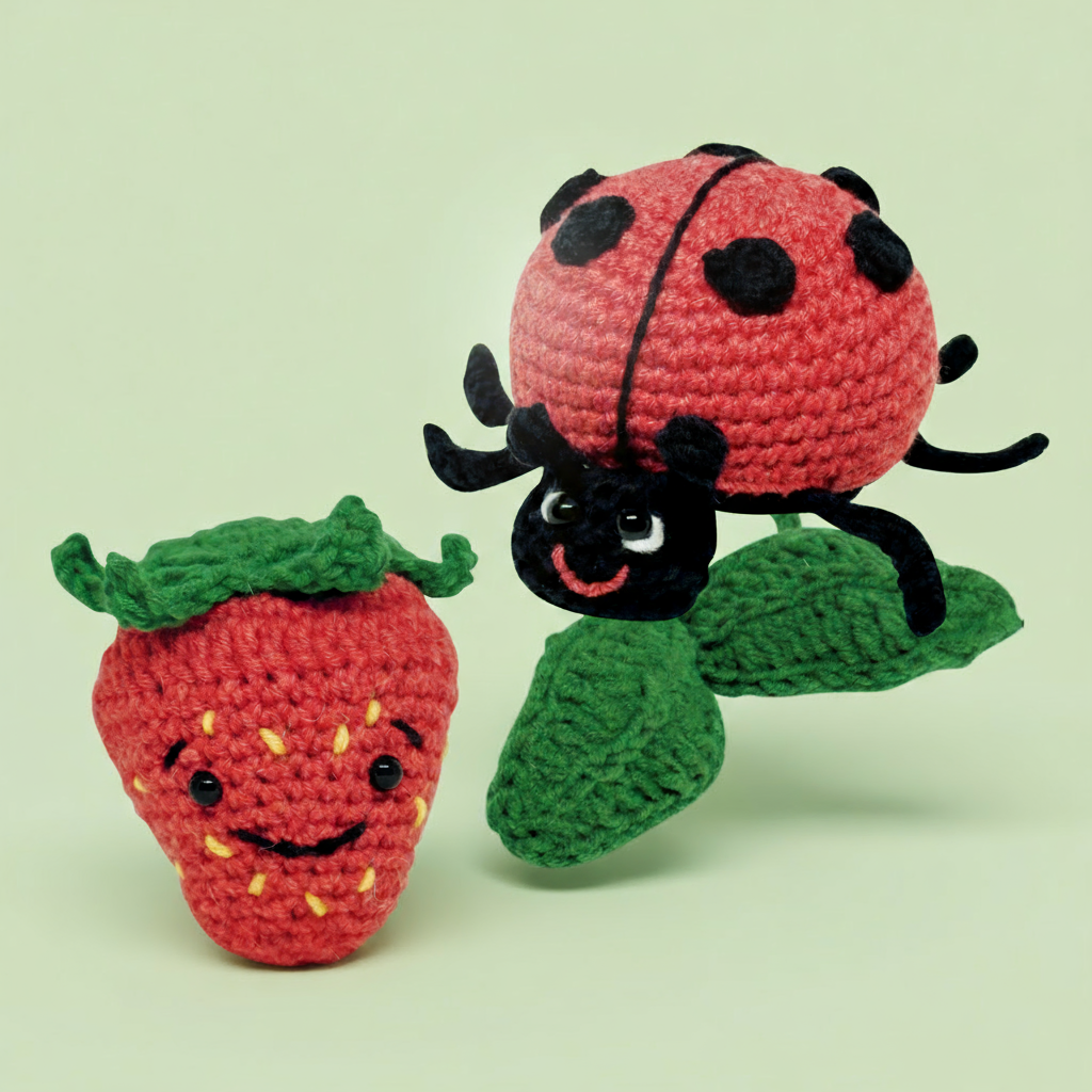 Strawberry or Ladybug